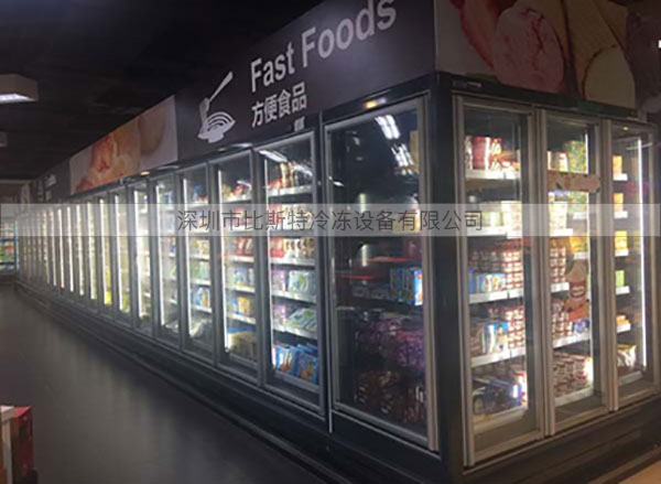 厦门超市冷冻玻璃展示立柜