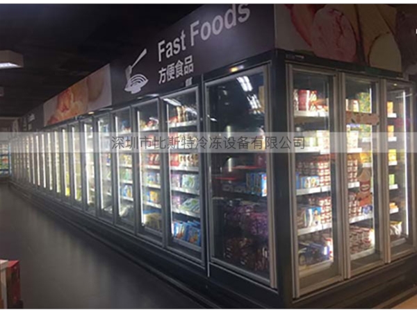 厦门超市冷藏玻璃展示立柜